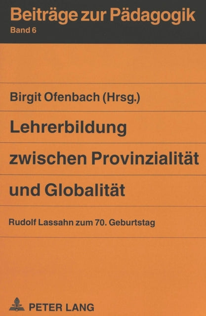 Book cover of: Lehrerbildung Zwischen Provinzialitaet Und Globalitaet