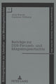 Book cover of: Beitraege zur DDR-Fernseh- und Magazingeschichte. By: Anja Kreutz