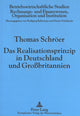 Book cover of: Das Realisationsprinzip in Deutschland und Grobritannien. By: Thomas Schröer