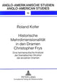 Book cover of: Historische Mehrdimensionalitaet in den Dramen Christopher Frys