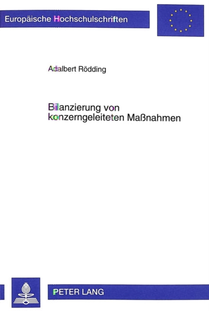 Book cover of: Bilanzierung Von Konzerngeleiteten Maßnahmen