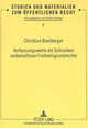 Book cover of: Verfassungswerte als Schranken vorbehaltloser Freiheitsgrundrechte