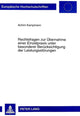 Book cover of: Rechtsfragen Zur Uebernahme Einer Einzelpraxis Unter Besonderer Beruecksichtigung Der Leistungsstoerungen