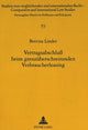 Book cover of: Vertragsabschlu beim grenzueberschreitenden Verbraucherleasing