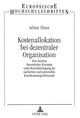 Book cover of: Kostenallokation bei dezentraler Organisation. By: Achim Illner