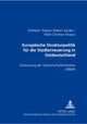 Book cover of: Europaeische Strukturpolitik fuer die Stadterneuerung in Ostdeutschland