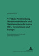 Book cover of: Vertikale Preisbindung, Wettbewerbstheorie und Wettbewerbsrecht in den USA, Deutschland und Europa. By: Bernhard Glasow