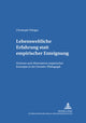 Book cover of: Lebensweltliche Erfahrung statt empirischer Enteignung