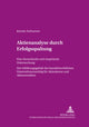 Book cover of: Aktienanalyse durch Erfolgsspaltung. By: Kerstin Terhoeven
