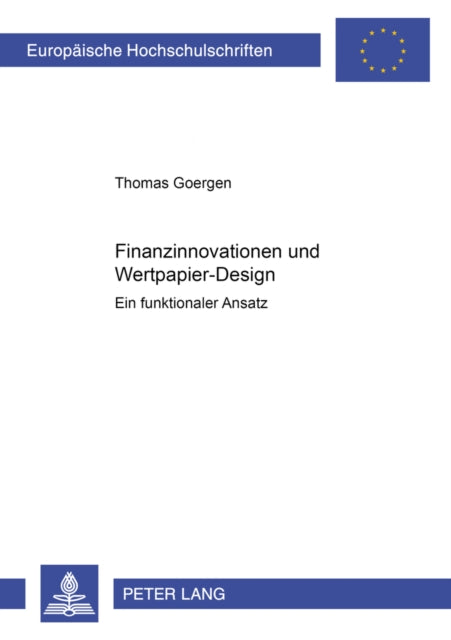 Book cover of: Finanzinnovationen Und Wertpapier-Design