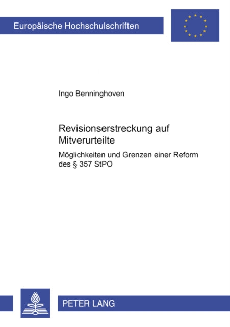 Book cover of: Revisionserstreckung Auf Mitverurteilte. By: Ingo Benninghoven