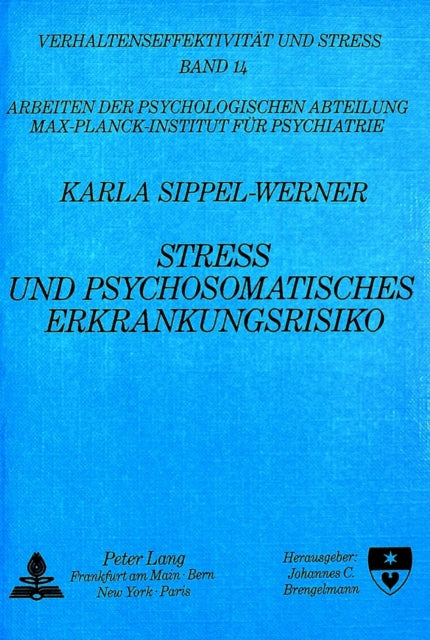 Book cover of: Stre und psychosomatisches Erkrankungsrisiko. By: Karla Sippel-Werner