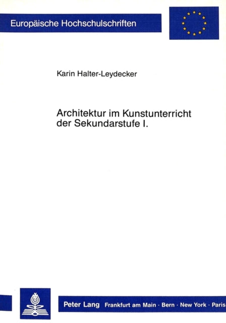 Book cover of: Architektur im Kunstunterricht der Sekundarstufe I