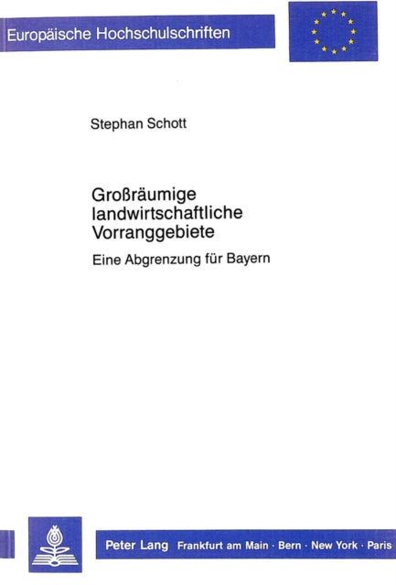 Book cover of: Groraeumige landwirtschaftliche Vorranggebiete