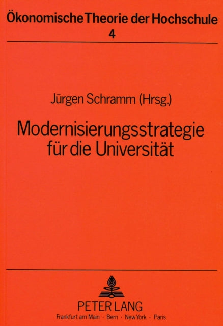 Book cover of: Modernisierungsstrategie fuer die Universitaet