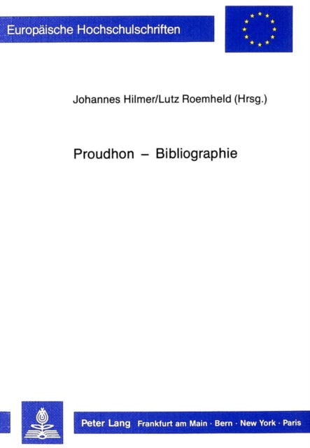 Book cover of: Proudhon - Bibliographie