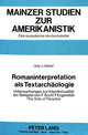 Book cover of: Romaninterpretation als Textarchaeologie