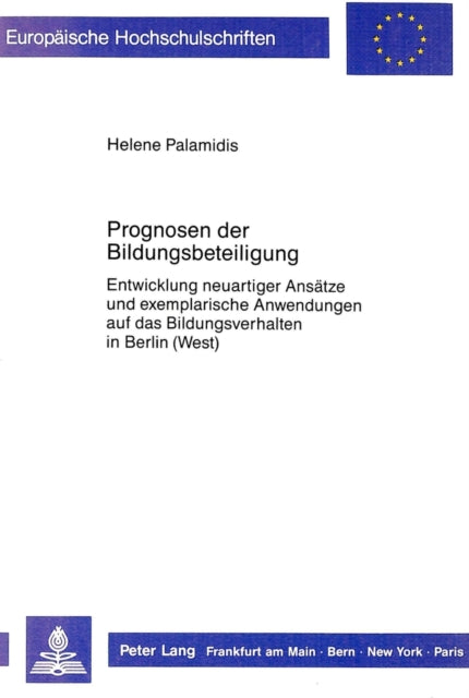 Book cover of: Prognosen der Bildungsbeteiligung
