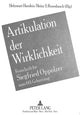 Book cover of: Artikulation der Wirklichkeit