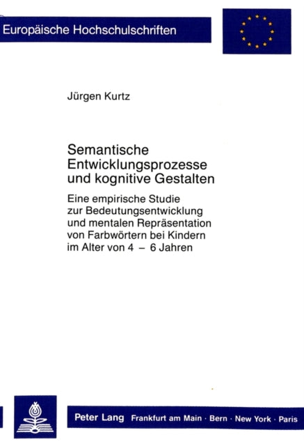 Book cover of: Semantische Entwicklungsprozesse und kognitive Gestalten