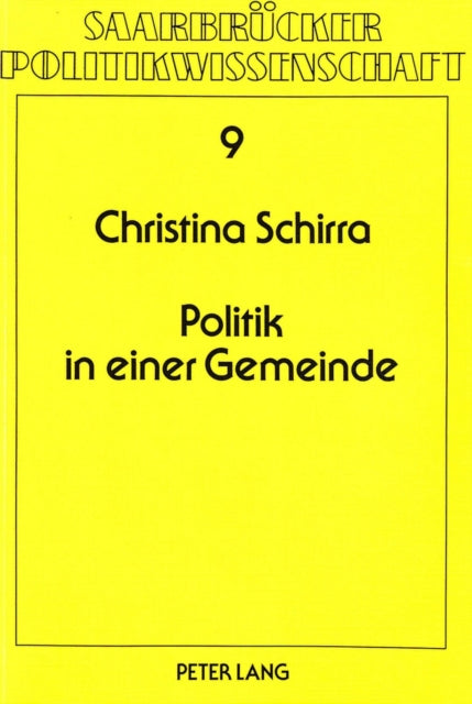 Book cover of: Politik in einer Gemeinde