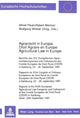 Book cover of: Agrarrecht in Europa / Droit Agraire en Europe / Agricultural Law in Europe