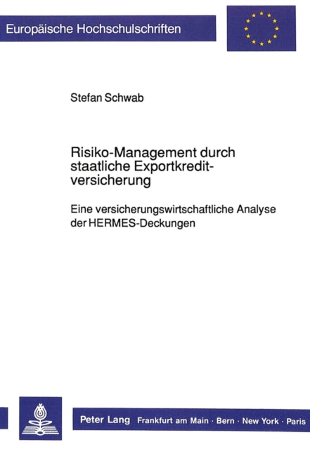 Book cover of: Risiko-Management durch staatliche Exportkreditversicherung