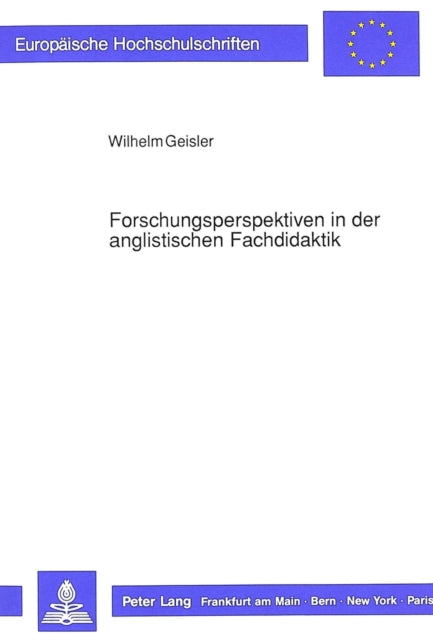 Book cover of: Forschungsperspektiven in der anglistischen Fachdidaktik