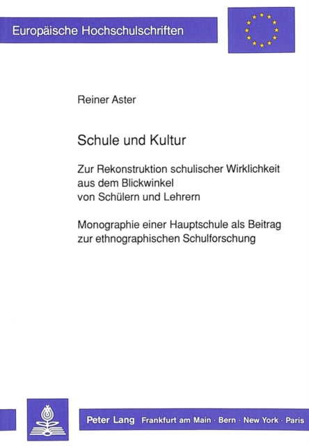 Book cover of: Schule Und Kultur