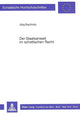 Book cover of: Der Staatsanwalt im schottischen Recht