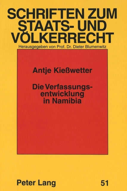 Book cover of: Die Verfassungsentwicklung in Namibia