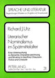 Book cover of: Literarischer Nominalismus im Spaetmittelalter