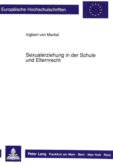 Book cover of: Sexualerziehung in Der Schule Und Elternrecht