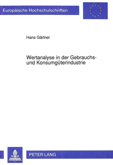Book cover of: Wertanalyse in der Gebrauchs- und Konsumgueterindustrie