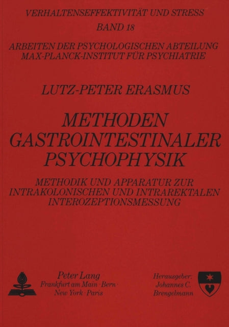 Book cover of: Methoden Gastrointestinaler Psychophysik