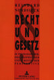 Book cover of: Recht und Gesetz