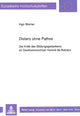 Book cover of: Distanz ohne Pathos