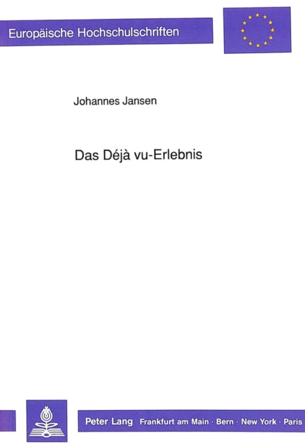 Book cover of: Das Deja Vu-Erlebnis