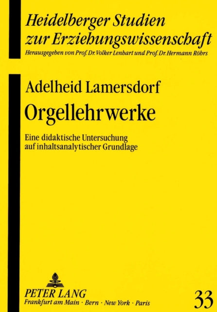 Book cover of: Orgellehrwerke