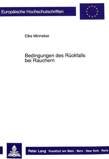 Book cover of: Bedingungen des Rueckfalls bei Rauchern
