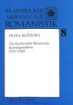 Book cover of: Die Karlsruher literarische Korrespondenz (1757-1783)
