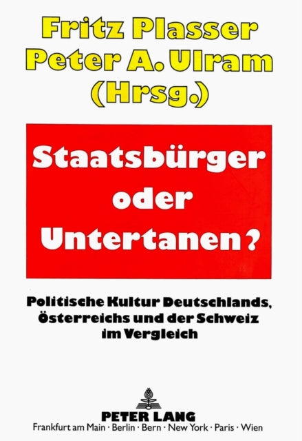 Book cover of: Staatsbuerger oder Untertanen?