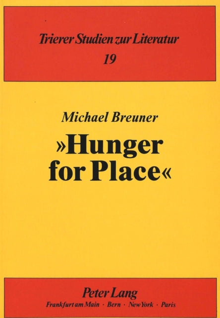 Book cover of: »Hunger for Place«