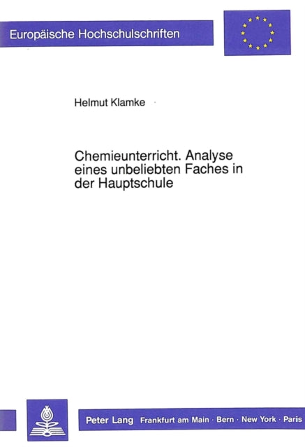 Book cover of: Chemieunterricht. Analyse eines unbeliebten Faches in der Hauptschule