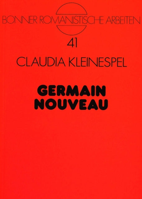 Book cover of: Germain Nouveau