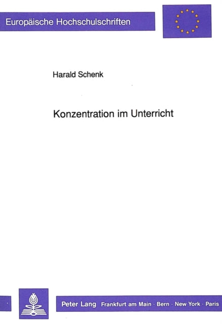 Book cover of: Konzentration im Unterricht