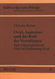 Book cover of: Ovid, Augustus und der Kult der Vestalinnen. By: Christine Korten