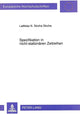 Book cover of: Spezifikation in nicht-stationaeren Zeitreihen