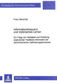 Book cover of: Informationsfrequenz und motorisches Lernen