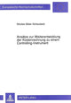 Book cover of: Ansaetze zur Weiterentwicklung der Kostenrechnung zu einem Controlling-Instrument